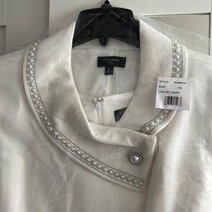 Beautiful ivory set beaded dress with top